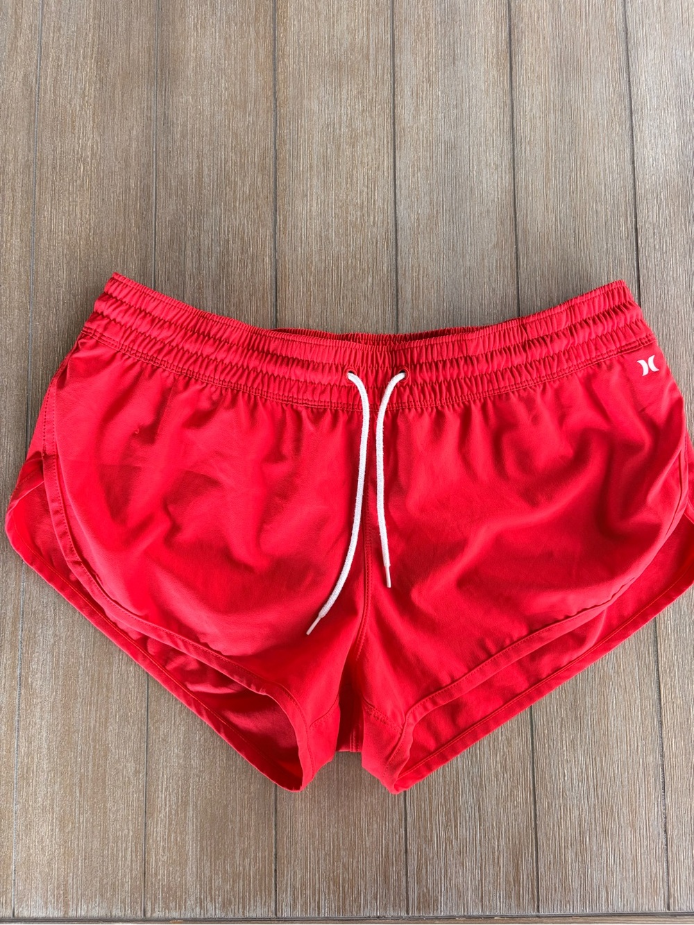 🌸Hurley Women’s Bright Red Athletic Drawstring Shorts🌸